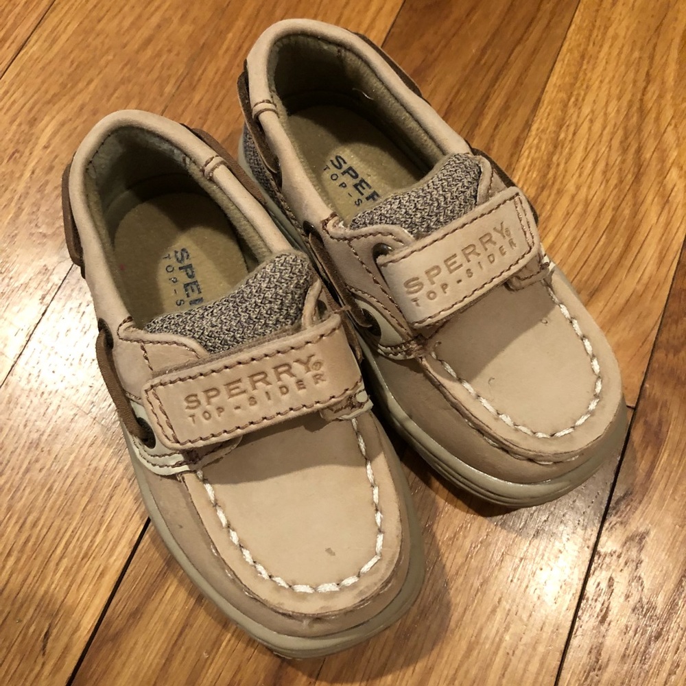 Sperry Bluefish Hook & Loop Boat Shoe Toddler NIB